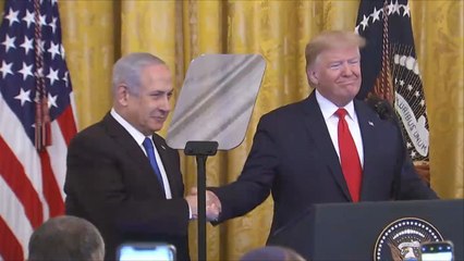 ترامب يعلن خطته للسلام شاملة القدس عاصمة إسرائيل غير المجزأة