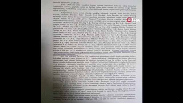 İstinaf mahkemesinden Boydak'lara ret
