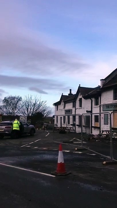 Stork Inn destroyed by fire