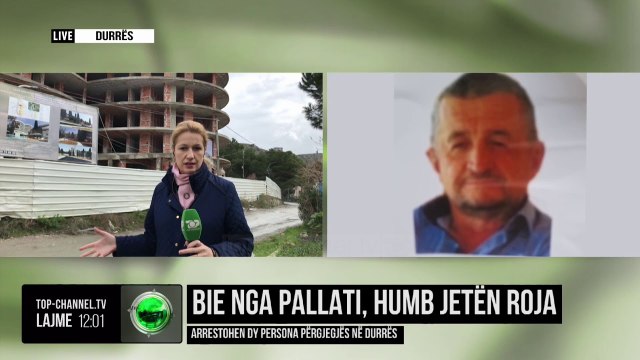 Bie nga pallati, humb jetën roja/ Arrestohen dy persona përgjegjës në Durrës