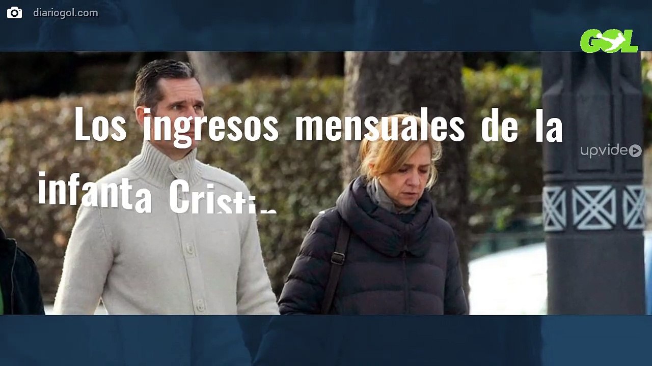 Los ingresos mensuales de la infanta Cristina (y te dejarán con la boca abierta)