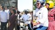 Eesha Rebba & Puvvada Ajay Kumar Bike Ride || Oneindia Telugu