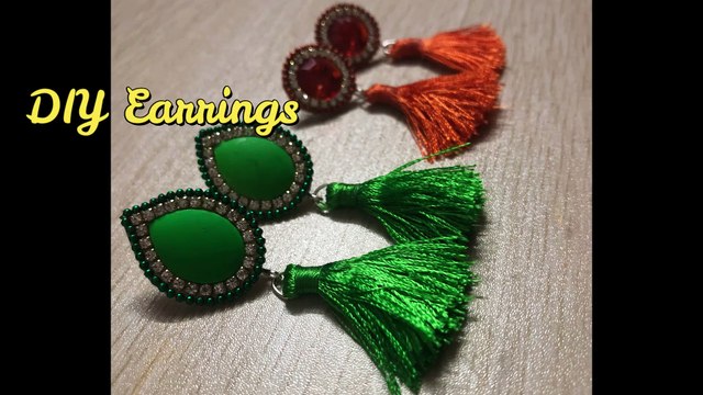 Easy DIY Earrings in 5 Minute | How to silk thread earrings | Jewelry making tutorial | Jewels By Priyanka