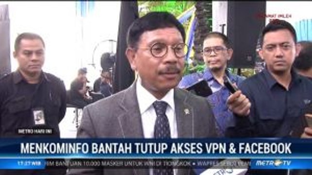 Menkominfo Bantah Tutup Akses VPN dan Facebook