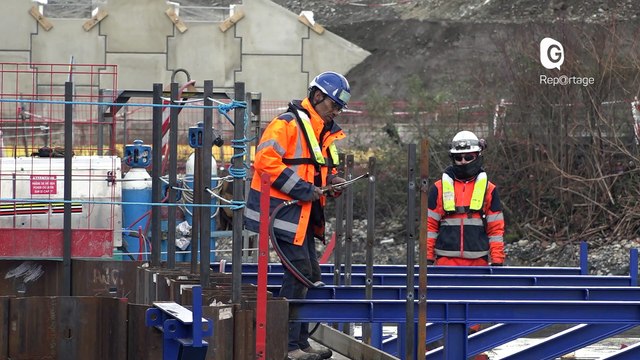 Reportage - Après un an de travaux, le chantier de l'A480 suit son cours
