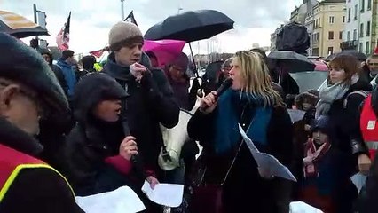 Manifestation contre la réforme des retraites à Mâcon le 29 janvier