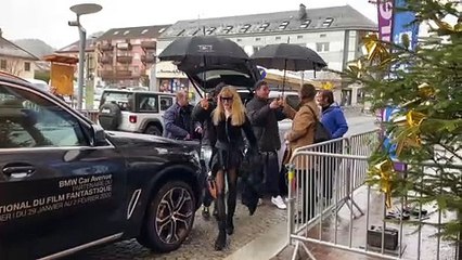 Le jury du festival de Gérardmer arrive au Grand Hôtel