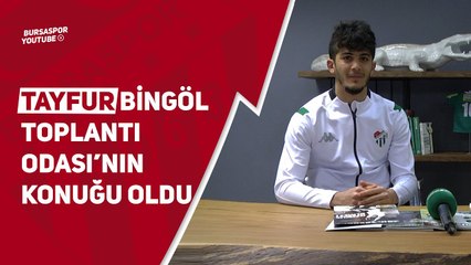 Tayfur Bingöl Toplantı Odası Programımızın Konuğu Oldu