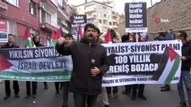 ABD Başkonsolosluğu önünde ''Yüzyılın Anlaşması''na protesto