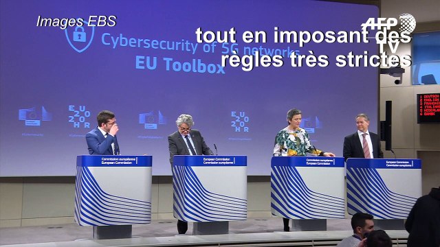 5G: l'UE ouvre la porte à Huawei mais pose des conditions strictes