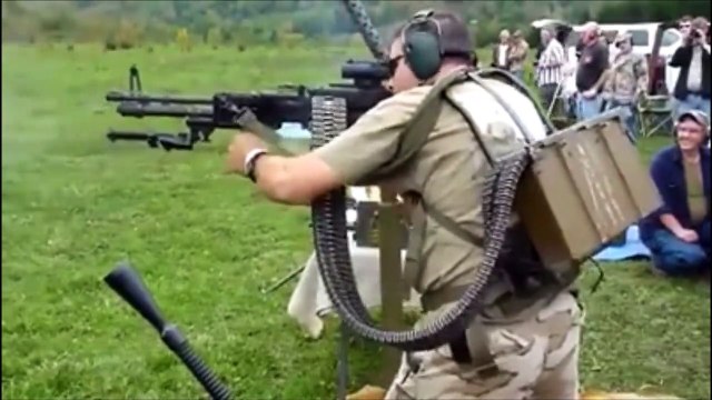 People Firing Awesome Big Guns