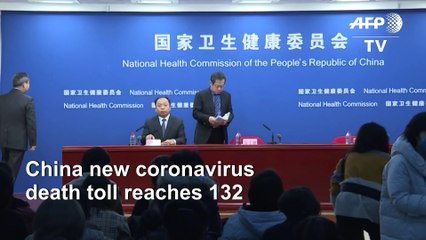 China virus death toll reaches 132
