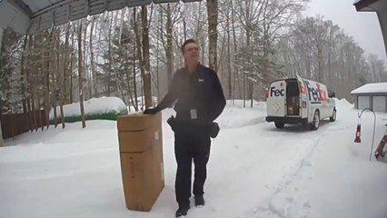 FedEx Driver Goes The Extra Mile For Customer