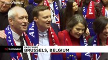 Labour MEPs break into song as they begin their Brussels goodbye