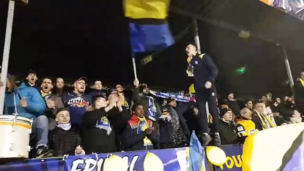 Epinal – Lille en Coupe de France (8e de finale) : les supporters dans les tribunes