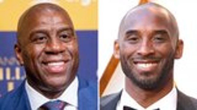 Magic Johnson Pays Tribute to Kobe Bryant on 'Jimmy Kimmel Live!' | THR News