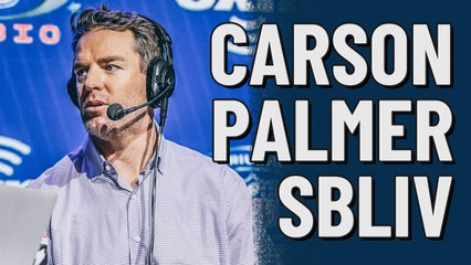 Carson Palmer at Super Bowl LIV