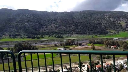 Falcon flyby  B E L O W  the camera ! (sec 00:47)