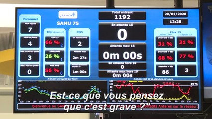 Coronavirus: au Samu de Paris, une centaine d'appels chaque jour de Français inquiets