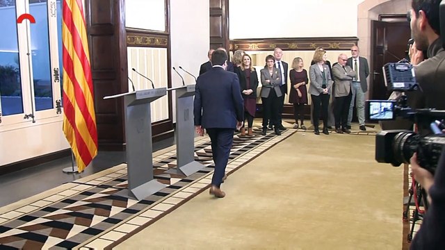 Torrent y Aragonès presentan proyecto de Presupuestos de la Generalitat