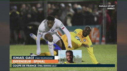 La réaction du capitaine d'Épinal après l'exploit contre Lille