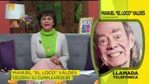 ¡Manuel 'El Loco' Valdés celebra su cumpleaños 89 rodeado de familiares y amigos! | Ventaneando