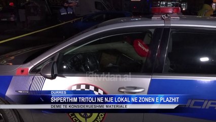 Shperthim tritoli ne nje lokal ne zonen e plazhit