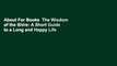 About For Books  The Wisdom of the Shire: A Short Guide to a Long and Happy Life  Review