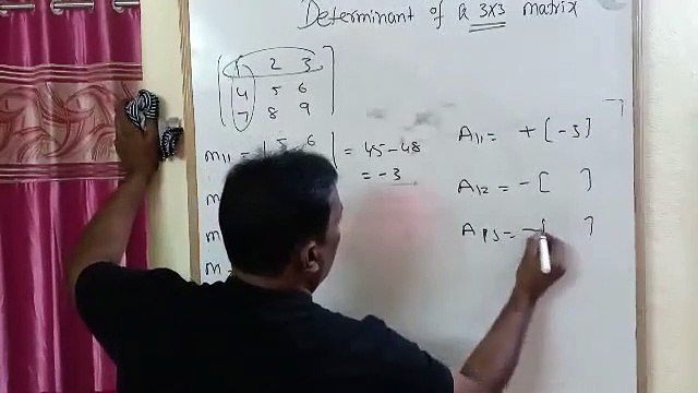 Determinants of a 3X3 matrix (video 2 )#properties of determinants[SEO]