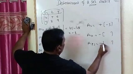 Determinants of a 3X3 matrix (video 2 )#properties of determinants[SEO]