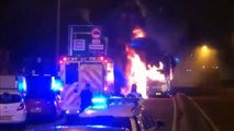 Blaze tears through bus with road on lockdown |HUGE BLAZE TEARS THROUGH BUS ON EASTERN BYPASS OXFORD