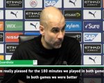 I'm pleased City have reached a third final in a row - Guardiola