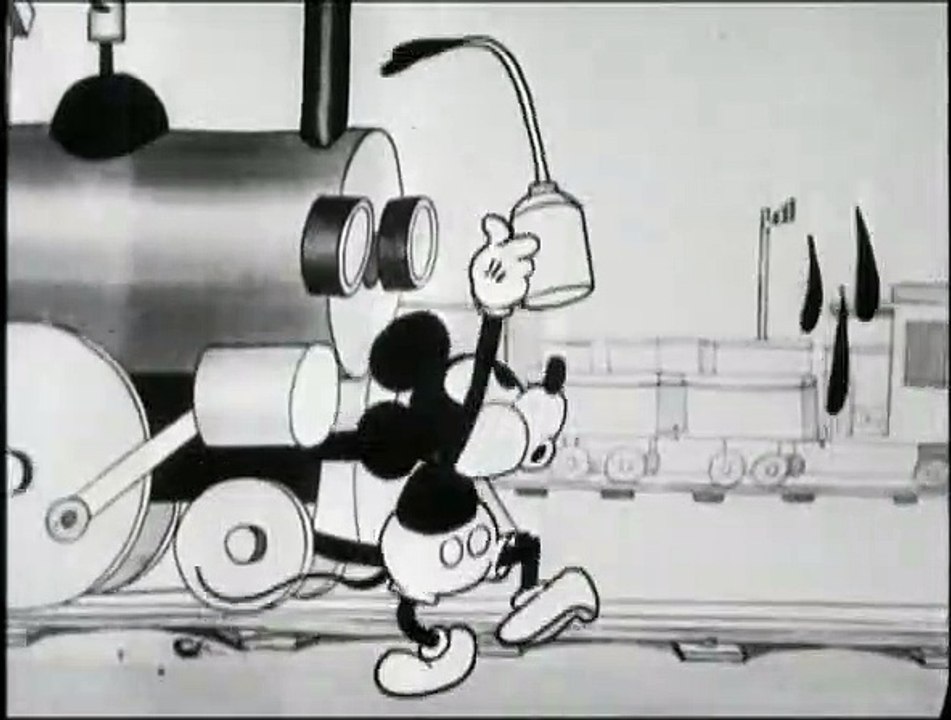 Mickey Mouse, Minnie Mouse - Mickey's Choo-Choo  (1929)