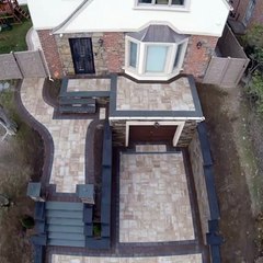 Kicking up the curb appeal, Queens, New York 11427 - #cambridgepavers #techo-bloc