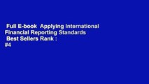 Full E-book  Applying International Financial Reporting Standards  Best Sellers Rank : #4
