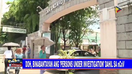 DOH, nakaalerto rin sa mga manggagaling ng Hubei, China