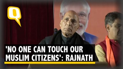 ‘No One Can Touch Our Muslim Citizens’: Rajnath Singh's Assurance on CAA