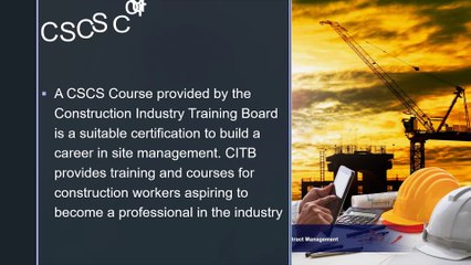 CSCS Course