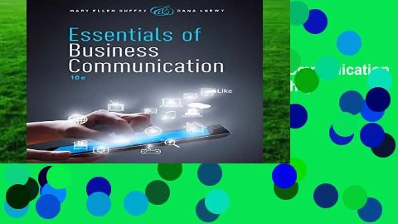 Full version  Essentials of Business Communication (with Premium Website, 1 term (6 months)