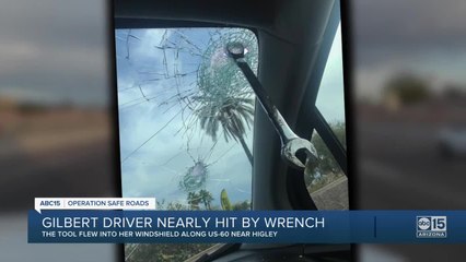Operation Safe Roads: Gilbert driver nearly hit by wrench