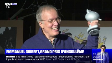 Emmanuel Guibert remporte le grand prix du festival de la BD d'Angoulême