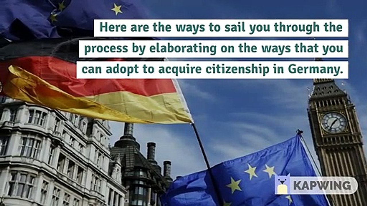 How to Get German Citizenship?
