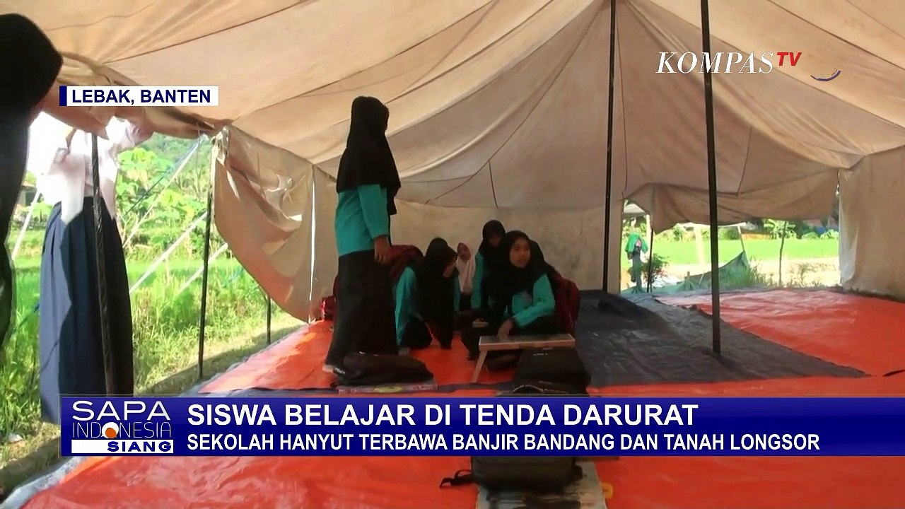 Sekolah Hanyut, Rumah Hanyut, Siswa-siswa ini Tetap Belajar