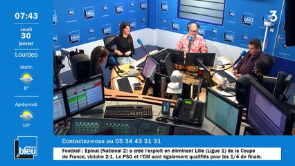 La matinale de France Bleu Occitanie du 30/01/2020