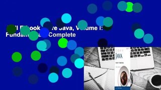 Full E-book  Core Java, Volume I: Fundamentals Complete