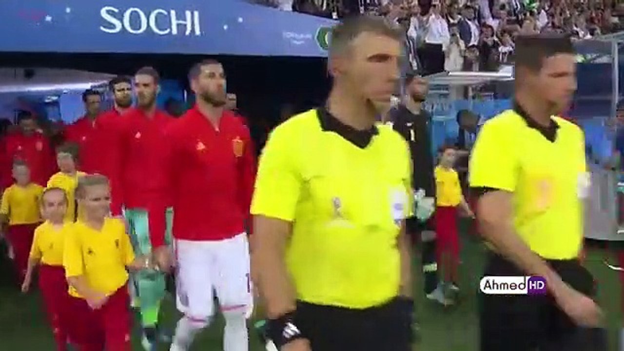 ملخص مباراة اسبانيا والبرتغال [ 3-3 ] كاس العالم 2018 جنون حفيظ دراجي