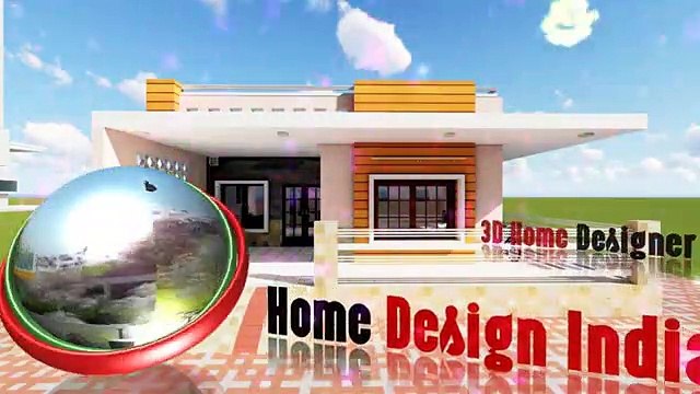 24x34 फ़ूट सिंगल फ्लोर सुसज्जित घर बनाएं कम लागत में। #3D home design full view inside tour.