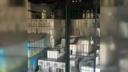 Muğla'da otelde 7 bin şişe sahte içki ele geçirildi