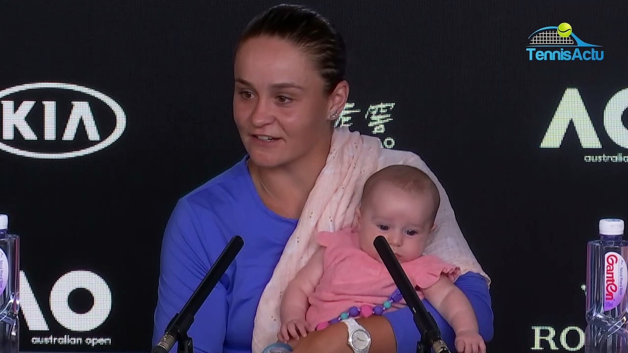 Open d'Australie 2020 - Ashleigh Barty consoles herself with her little niece : "That's life !"