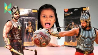 Baahubali and BhallalaDeva Figurine Unboxing and Some Fun Playing with them Kyrascope Toy Reviews